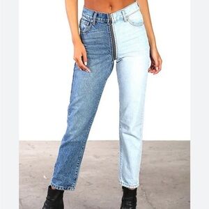 REVICE Dual Blue Straight Leg Jeans